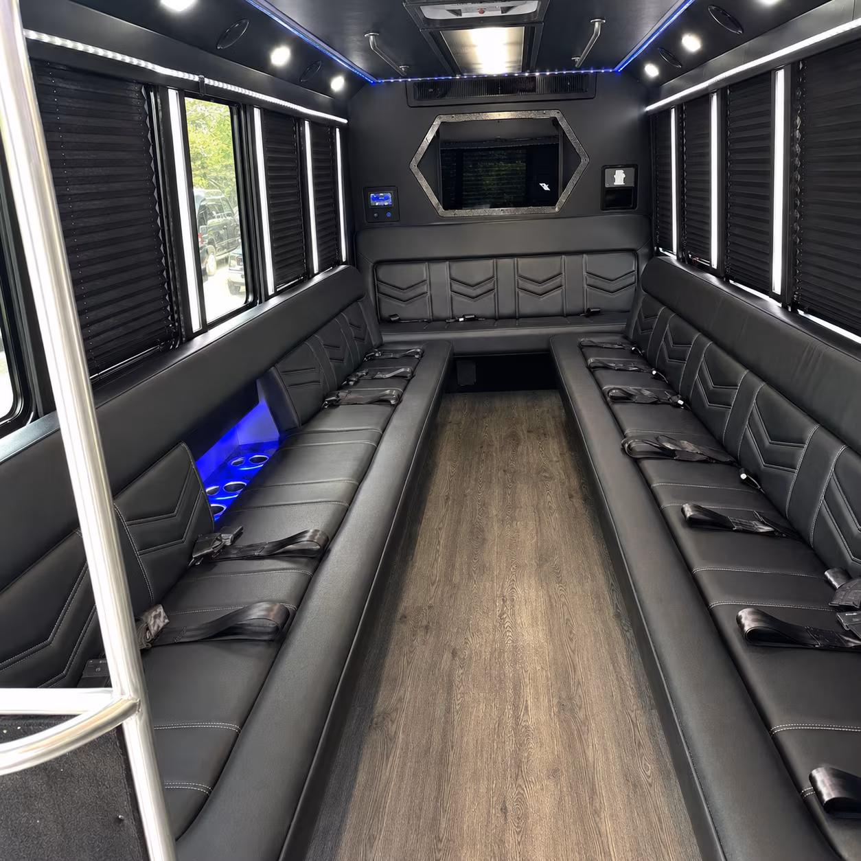 bridal party bus rentals for getting ready mornings in schenectady