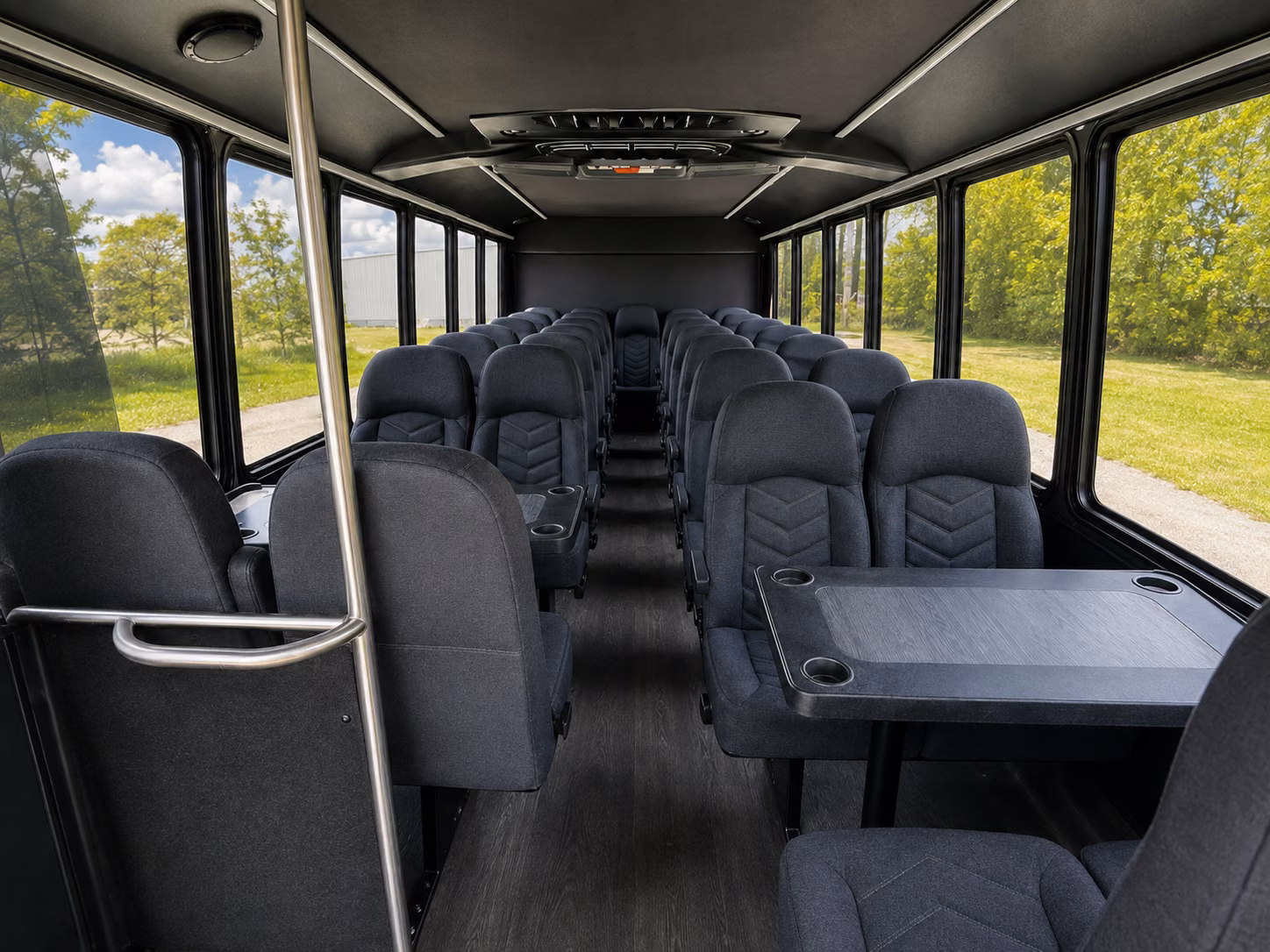 schenectady 15 passenger minibus interior