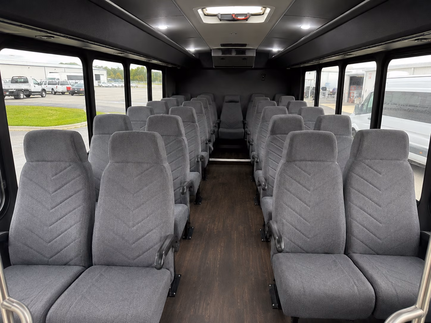 schenectady 18 passenger minibus interior