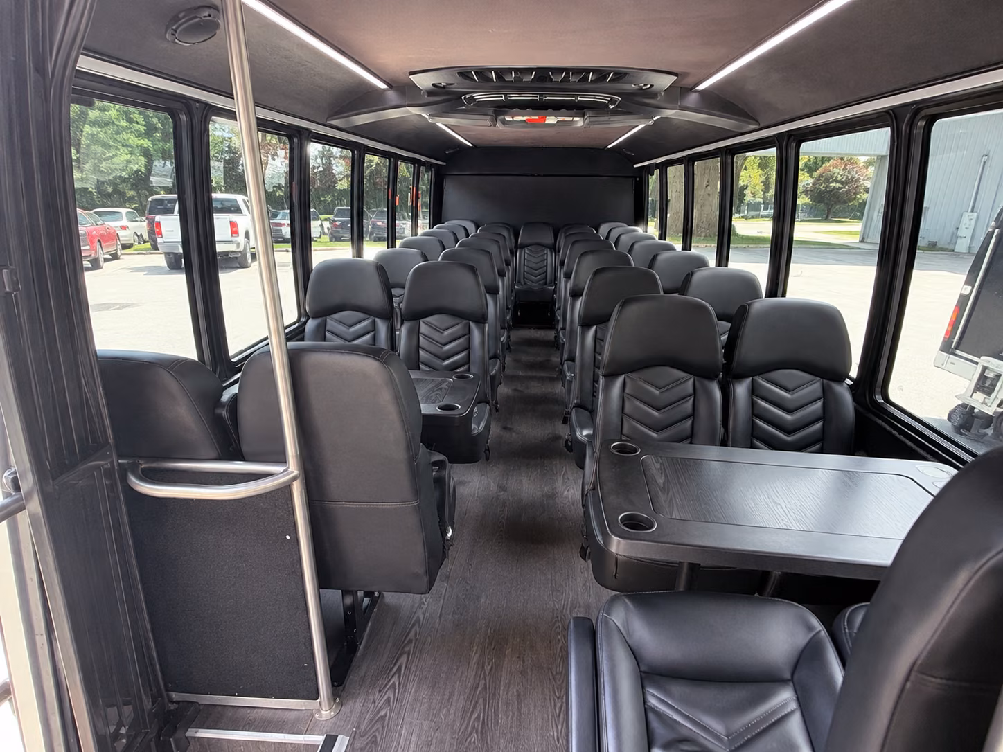 schenectady 20 passenger minibus inside