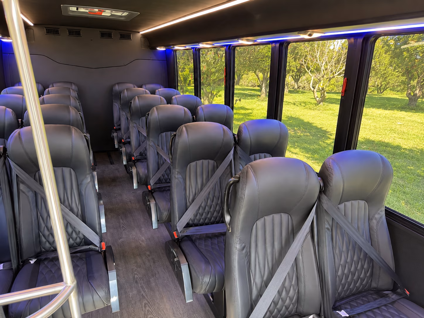schenectady 20 passenger minibus interior