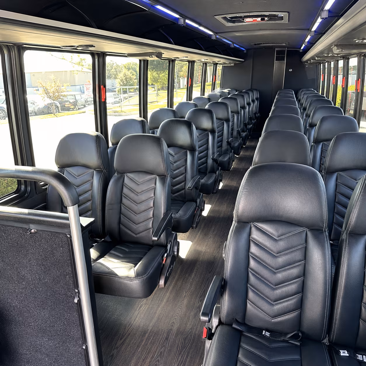 schenectady 25 passenger minibus inside