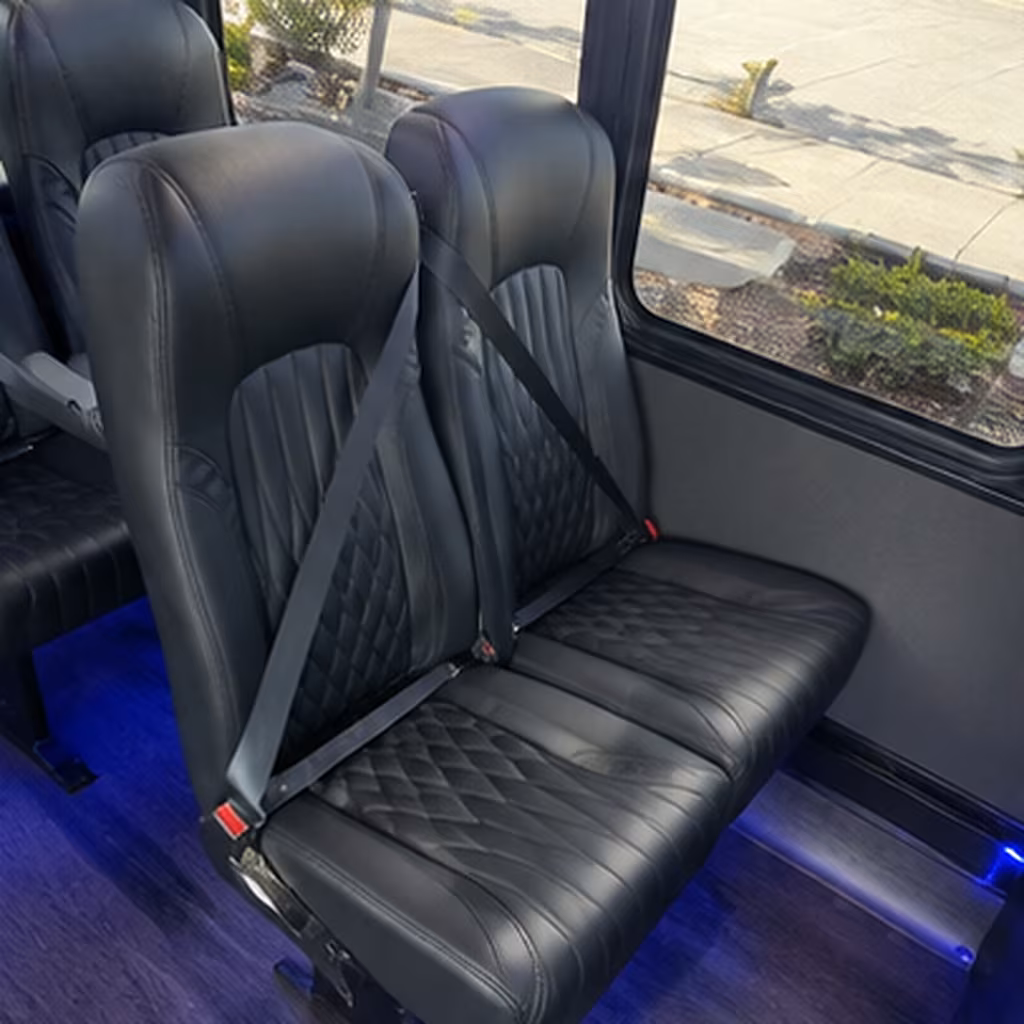 schenectady 25 passenger minibus interior