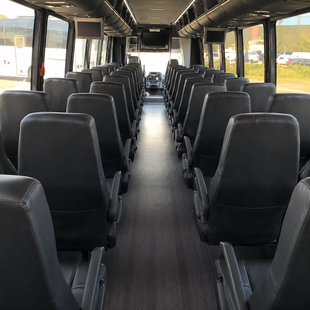 schenectady 28 passenger minibus inside