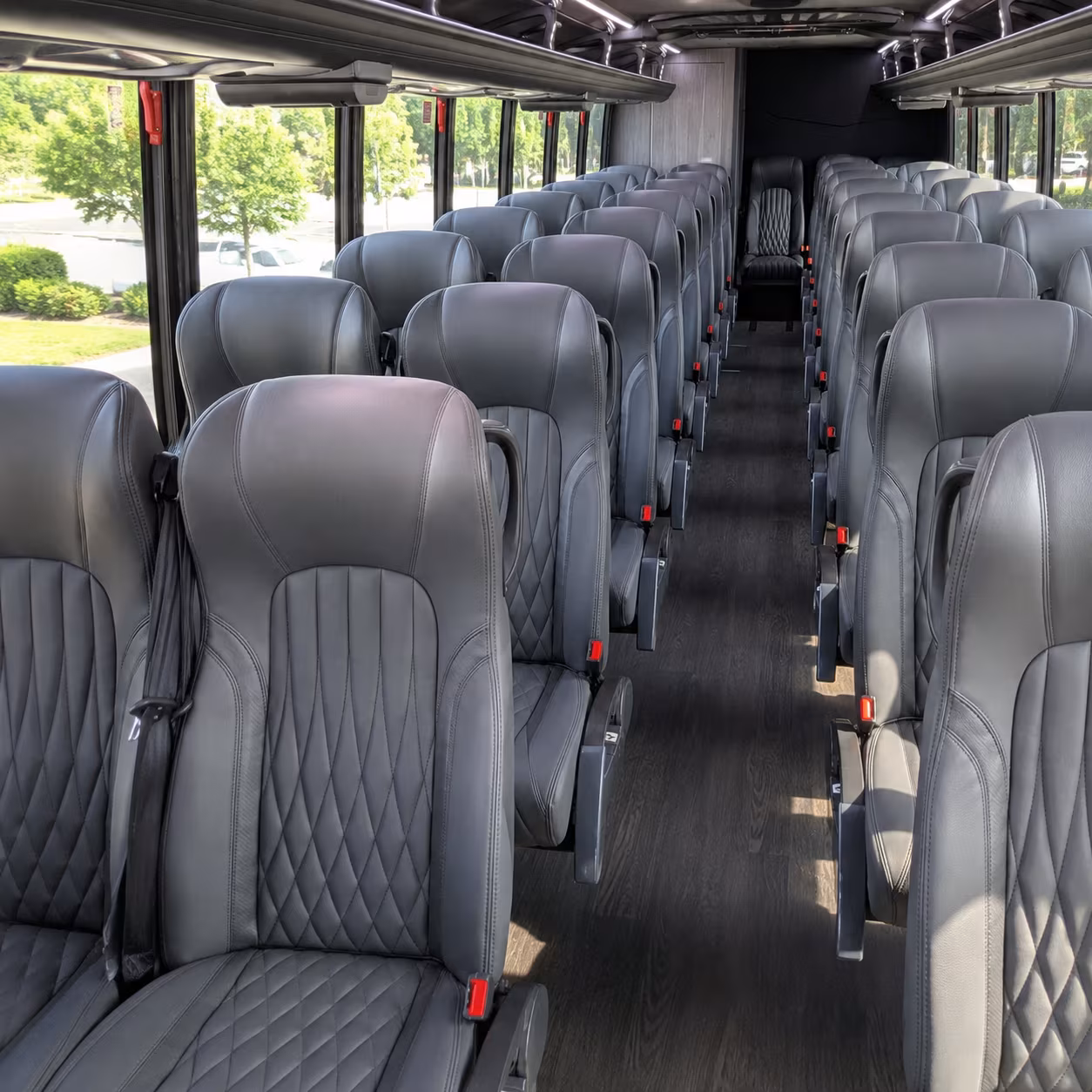 schenectady 28 passenger minibus interior