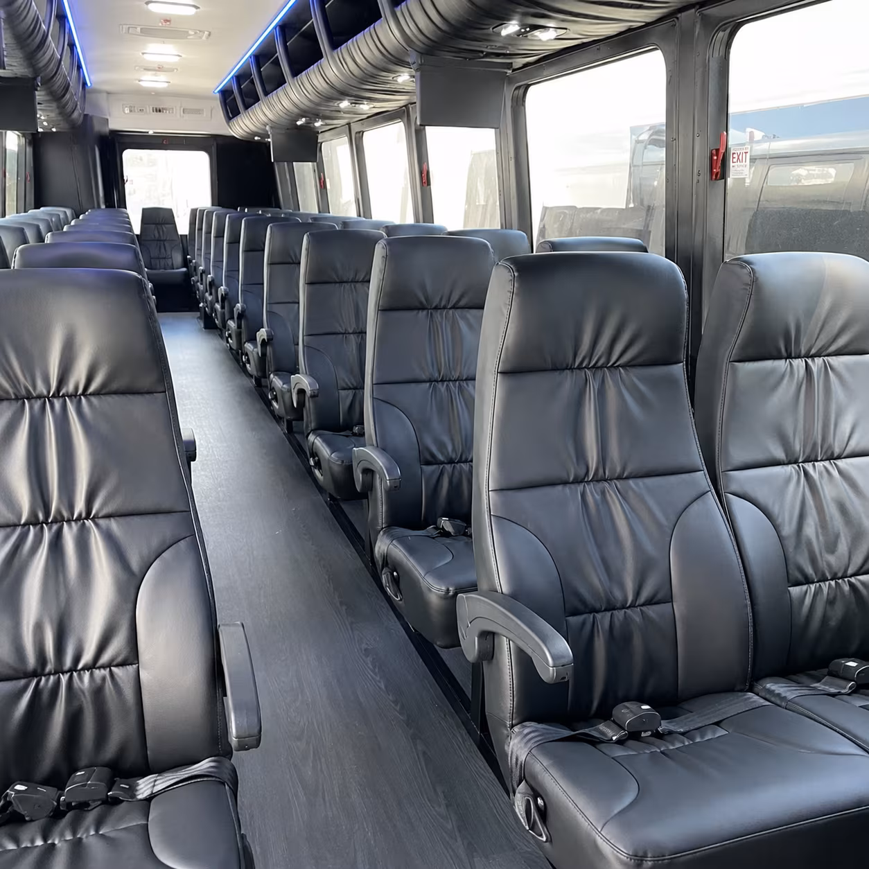 schenectady 30 passenger minibus inside