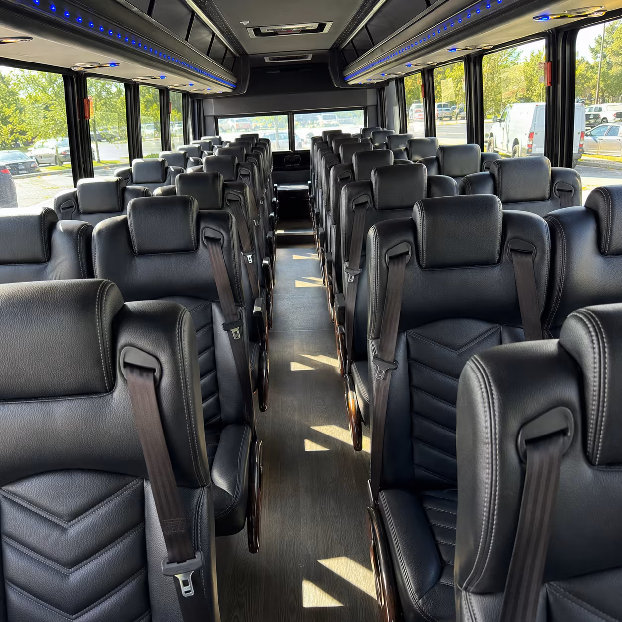 schenectady 30 passenger minibus interior