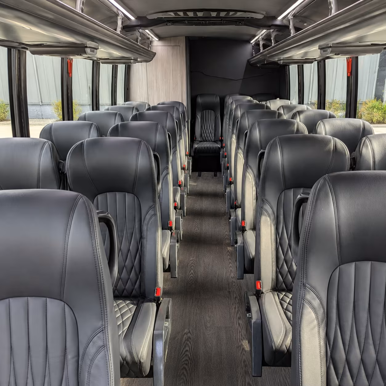 schenectady 35 passenger minibus interior