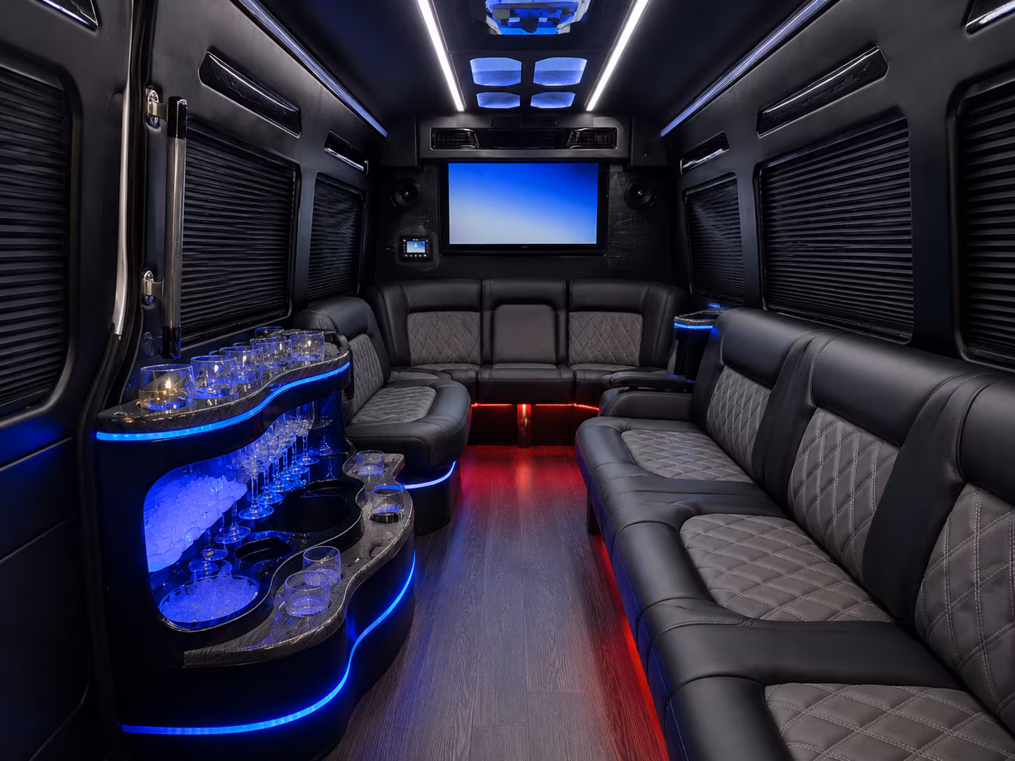 schenectady sprinter limousine inside