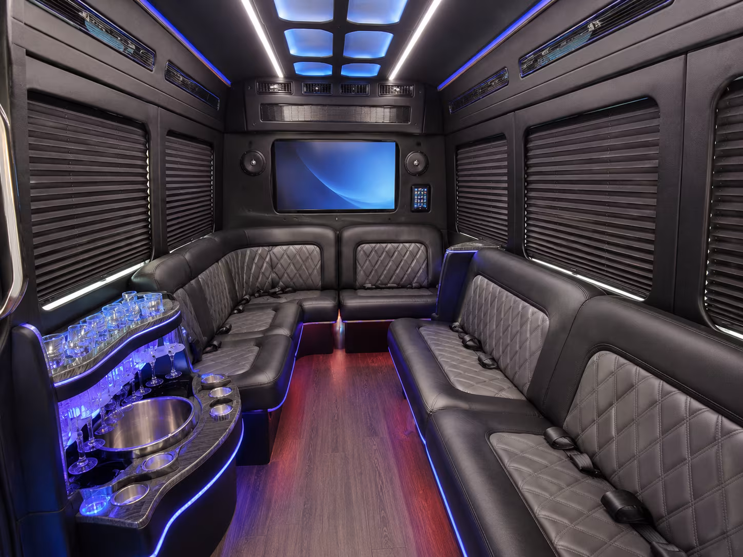 schenectady sprinter limousine interior