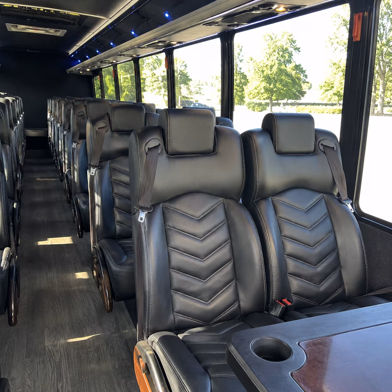 shuttle buses for multi day schenectady wedding weekends